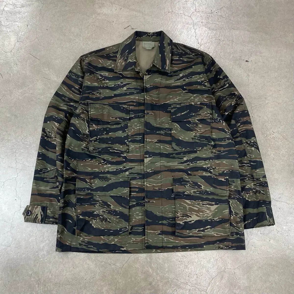 US ARMY タイガー カモフラ ファティーグ ジャケット 100