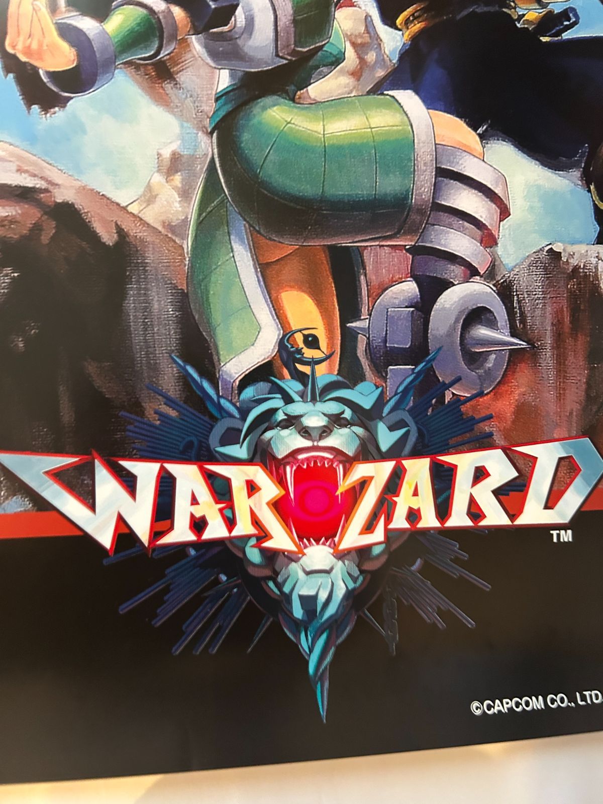 希少 店頭用 ウォーザード WAR ZARD CAPCOM 販促ポスター