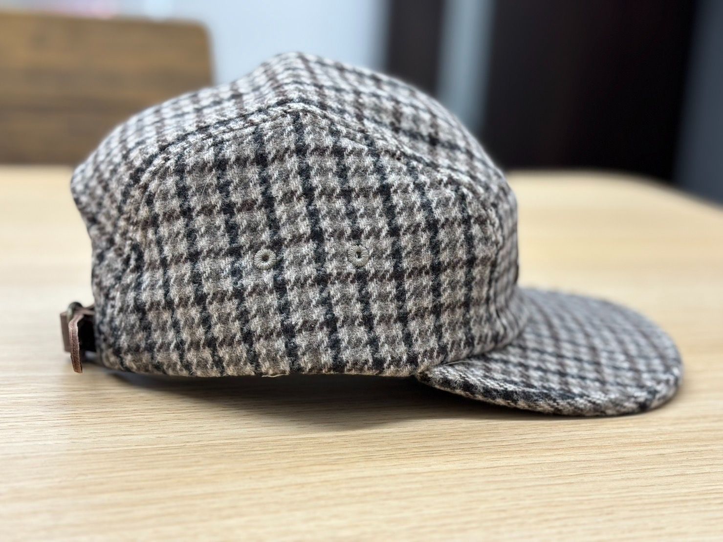 並行輸入】Supreme Houndstooth Wool Camp Cap 23fw - メルカリ