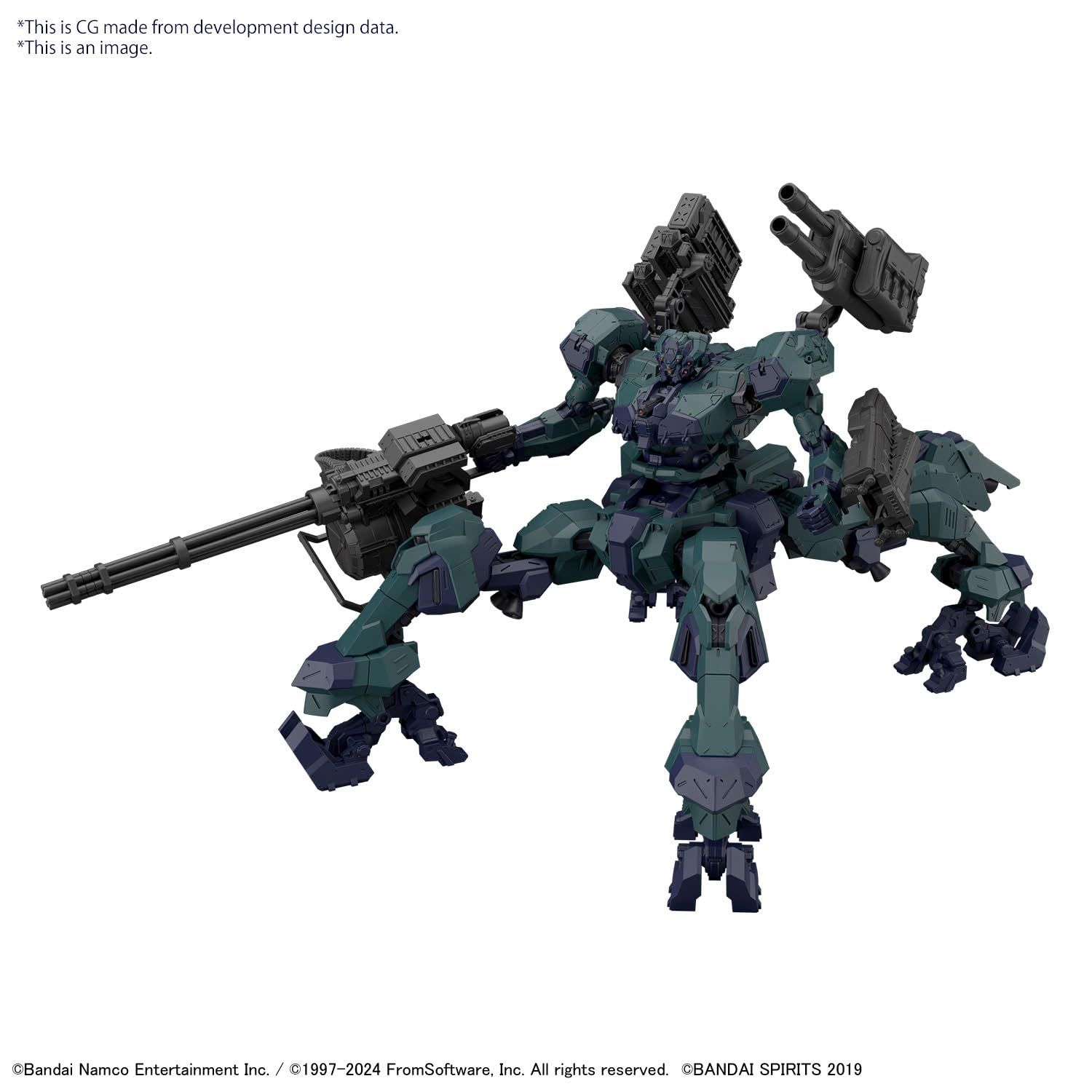 BANDAI SPIRITS バンダイスピリッツ 30MM ARMORED CORE Ⅵ FIRES OF RUBICON BALAM INDUSTRIES BD-011 MELANDER ライガーテイル 色分け済みプラモデル