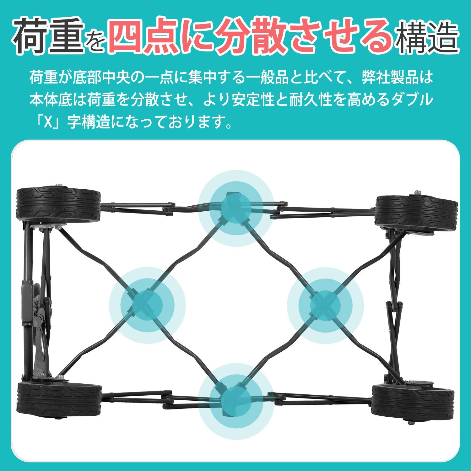 大容量185L 耐荷重150kg