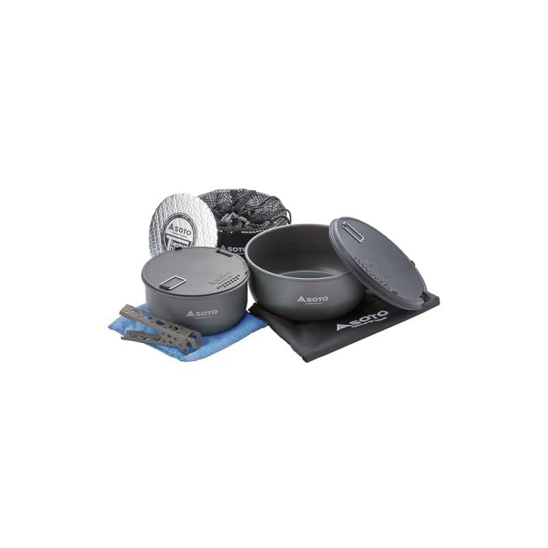 SOTO ソト ナビゲータークックシステム アルミニウム ブラック SOD-501 1