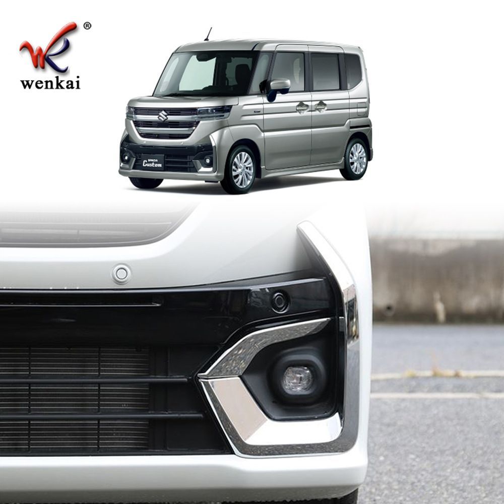 スズキ スペーシアカスタム フロントバンパー 即決有 スズキ スペーシア カスタム MK53S 純正 フロントバンパー