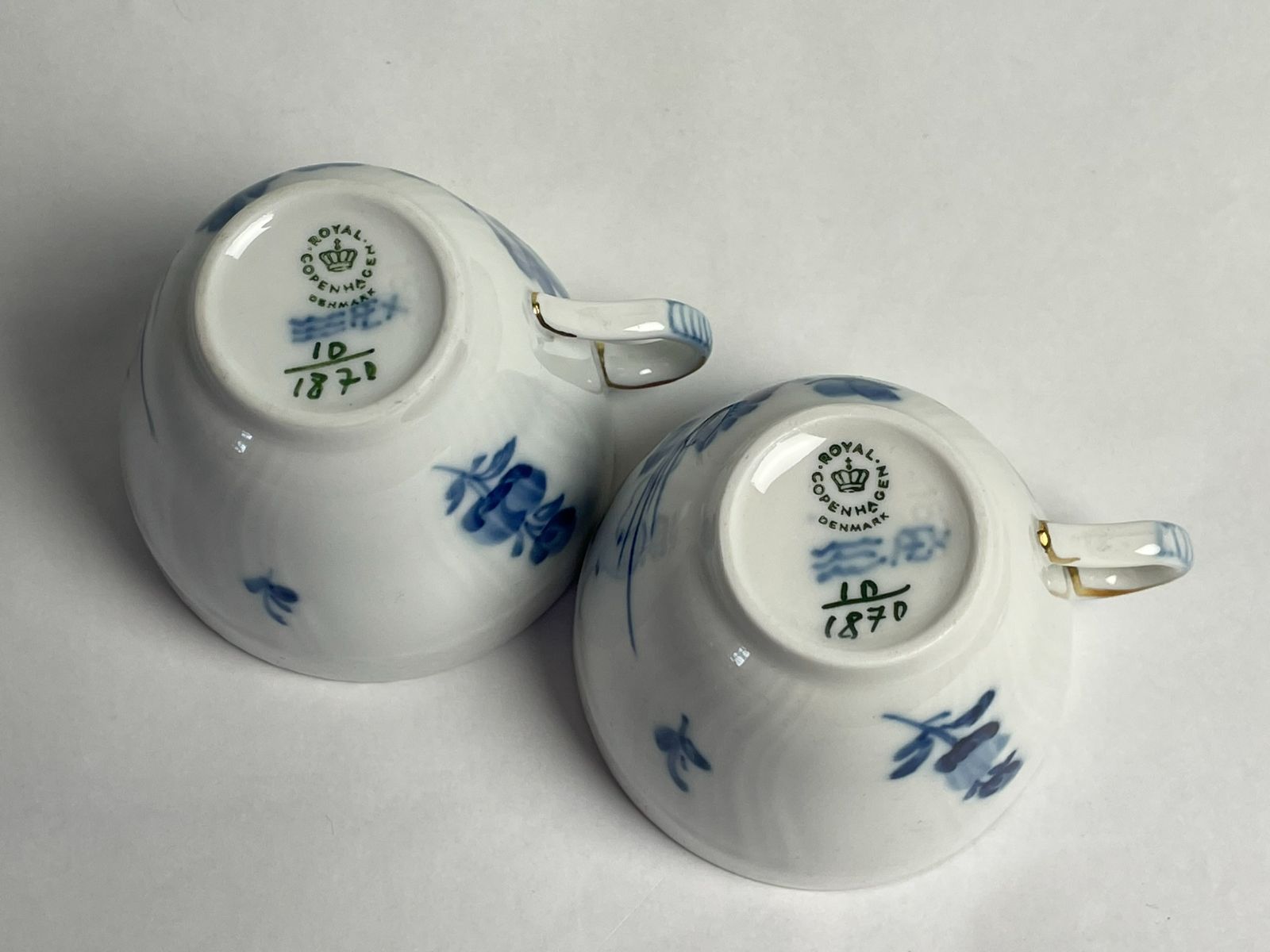 ロイヤルコペンハーゲン ブルーフラワー カーブ【金彩】コーヒーカップ