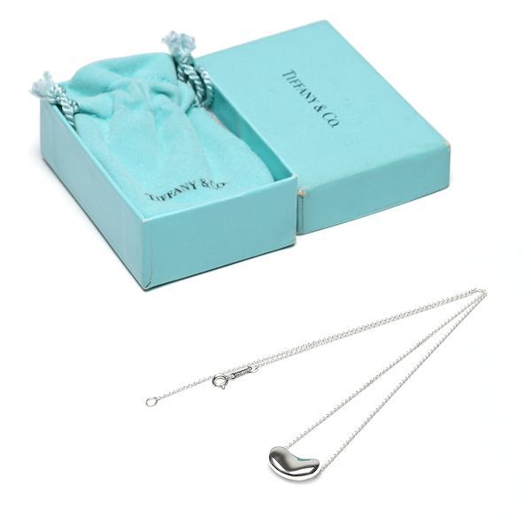 美品 ティファニー エルサペレッティ ビーン ネックレス