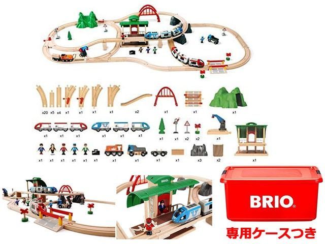限定 BRIO ブリオ 2020年クリスマス限定レールセット 80000-132 - メルカリ