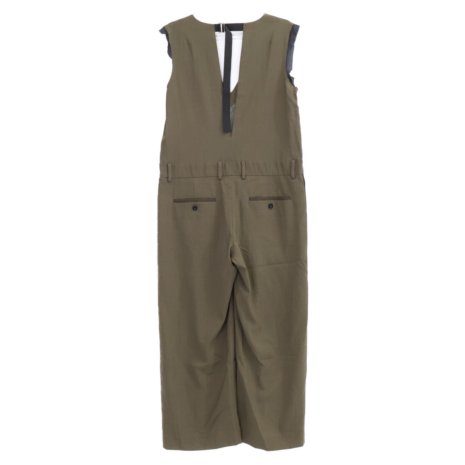 sacai サカイ 【美品/21年製】21-05393 Suiting Jumpsuit ウール sacai サカイ 【美品/21年製】21-05393 Suiting Jumpsuit ウール