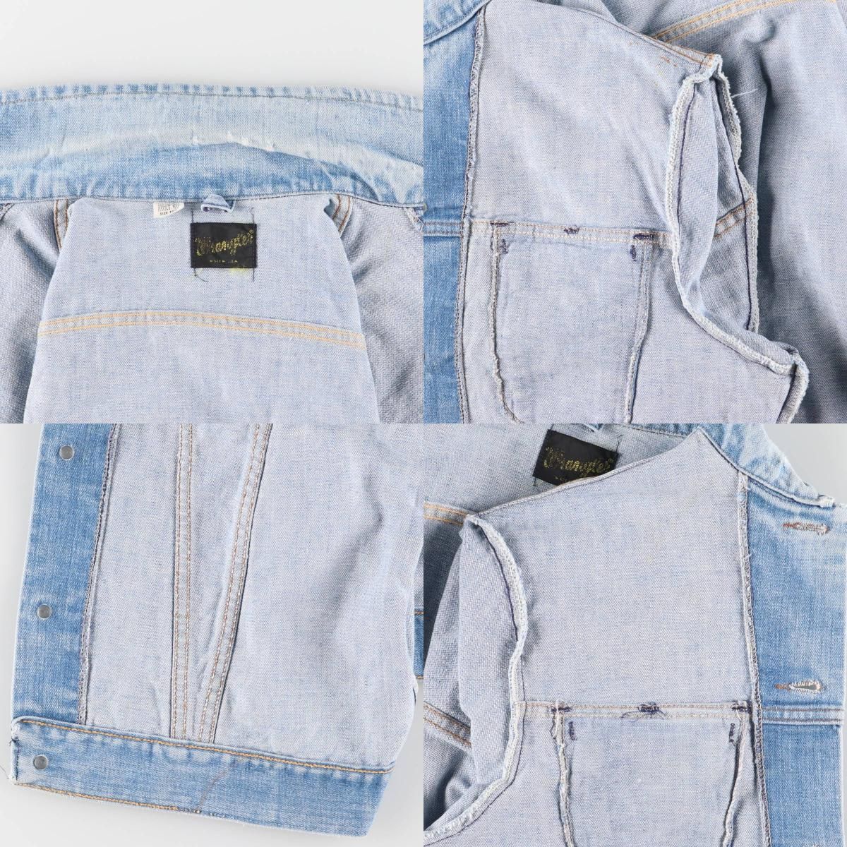 古着 70年代 ラングラー Wrangler デニムジャケット Gジャン USA製 