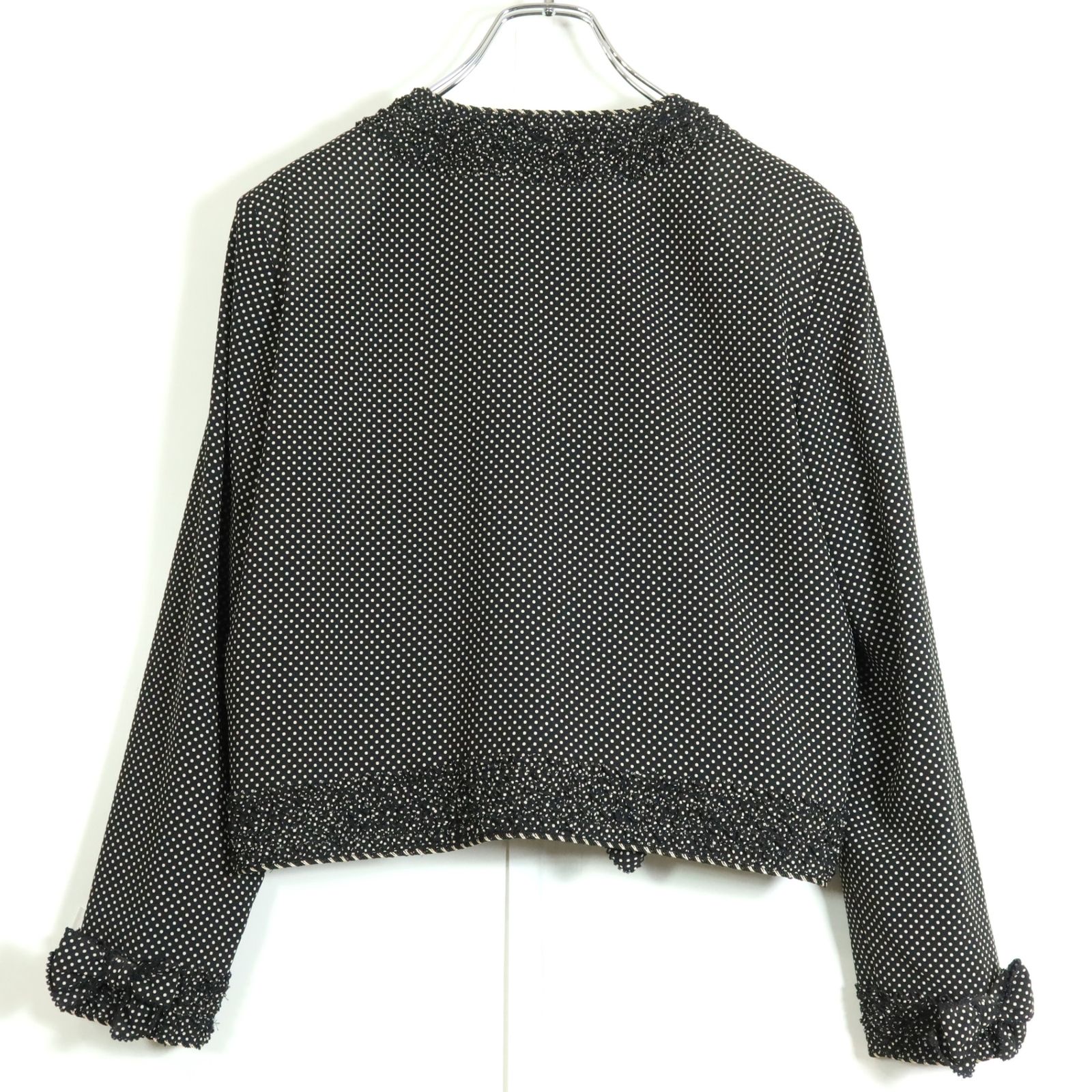 カネコイサオ　ワンピース2点セット 美品】カネコイサオ☆二点セット！ワンピース&ジャケット 黒系 フリル