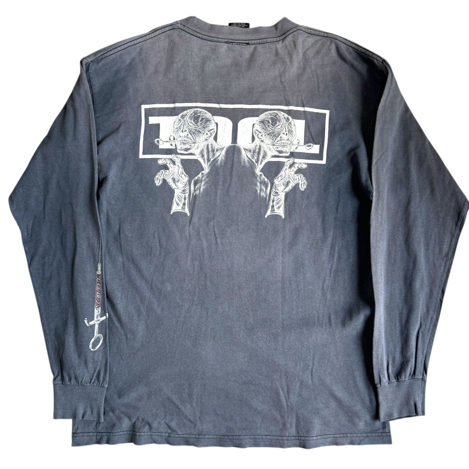 90s TOOL MEDICINE TWINS SYRINGE L/S 長袖 Tシャツ Lサイズ 袖