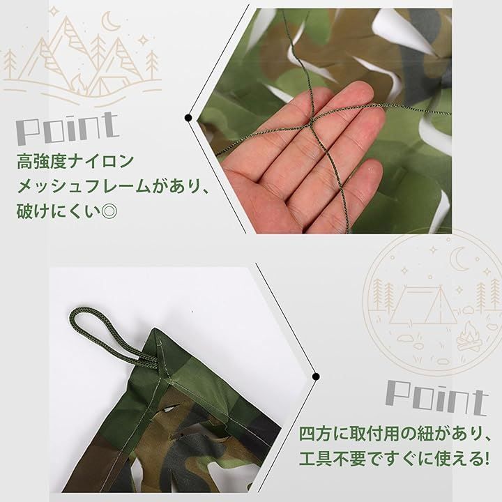【送料無料】 FOX FOUND カモフラージュネット×10個セット 迷彩 Amazon | Sutekus 迷彩柄 カモフラージュネット 偽装網 ギリー