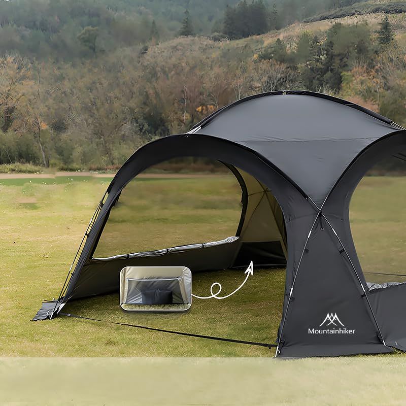 新品】 Mountainhiker 5～8人用 大型ドームテント 4m*4m*2.3m