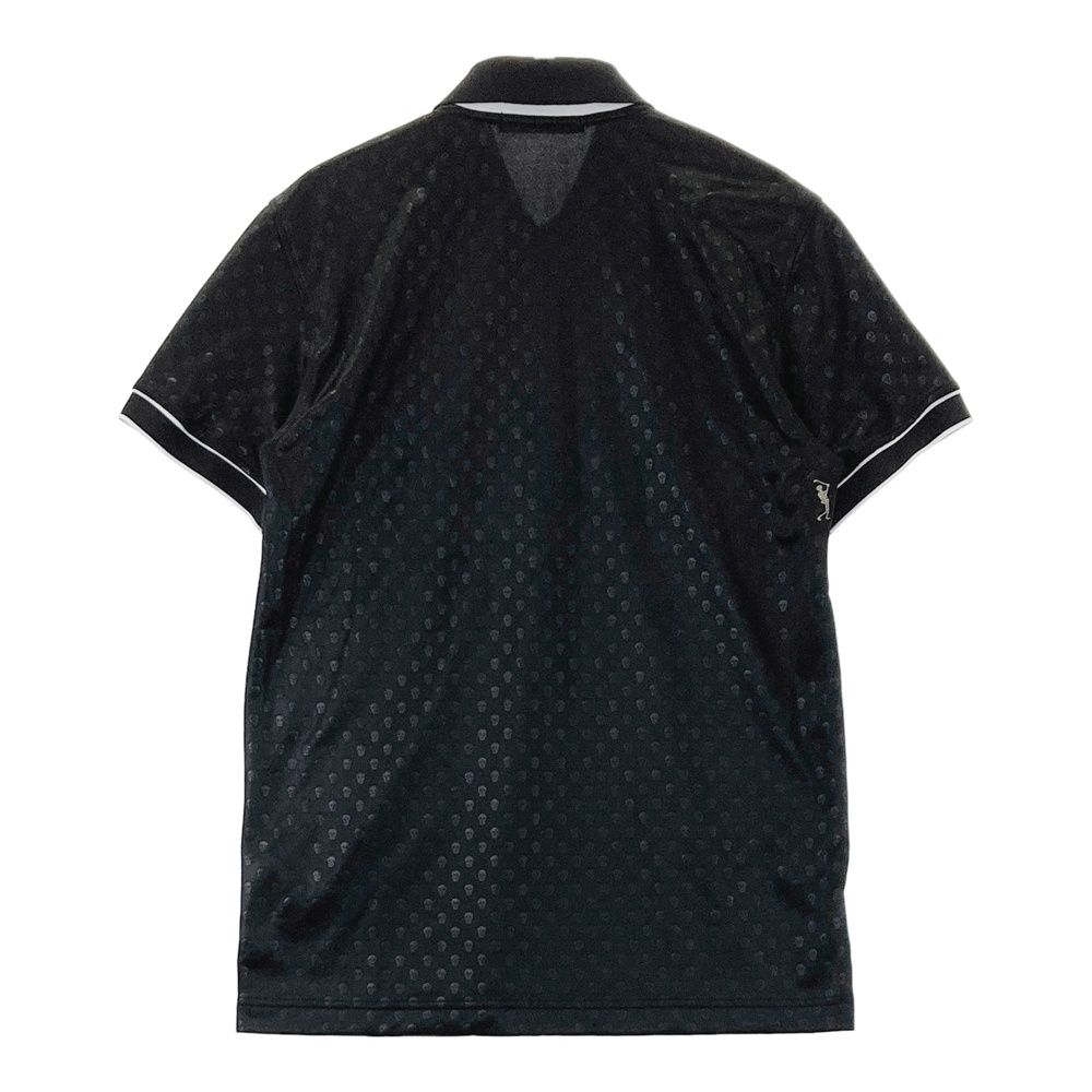 ギフトに最適。 サイズ 44 MARK-LONA マークアンドロナ 半袖ポロシャツ スカル総柄 ブラック系 240101469274 ゴルフウェア メンズ ストスト 有名ブランドも見つかる！