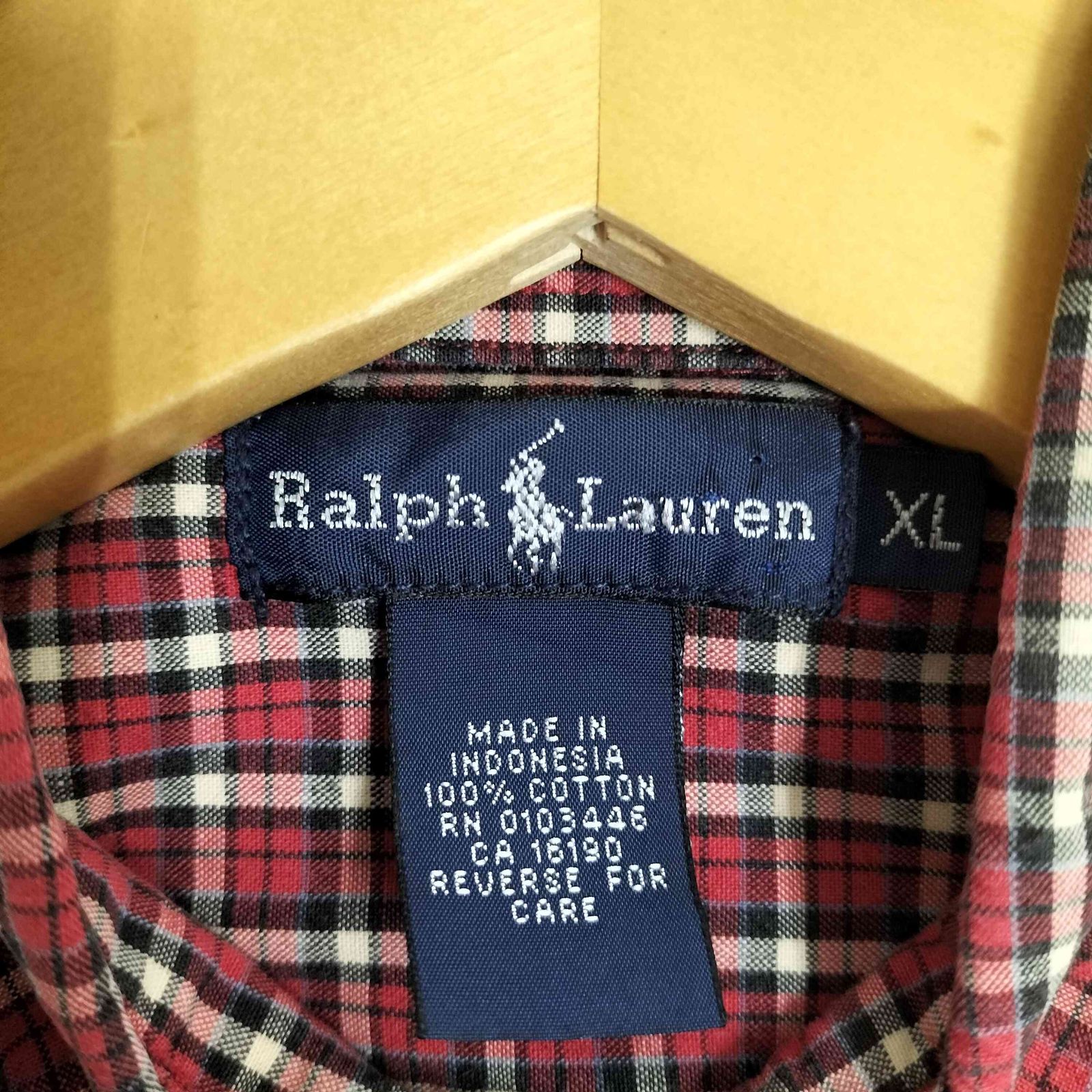 ラルフローレン RALPH LAUREN ポニー刺繍 ボタンダウン チェック