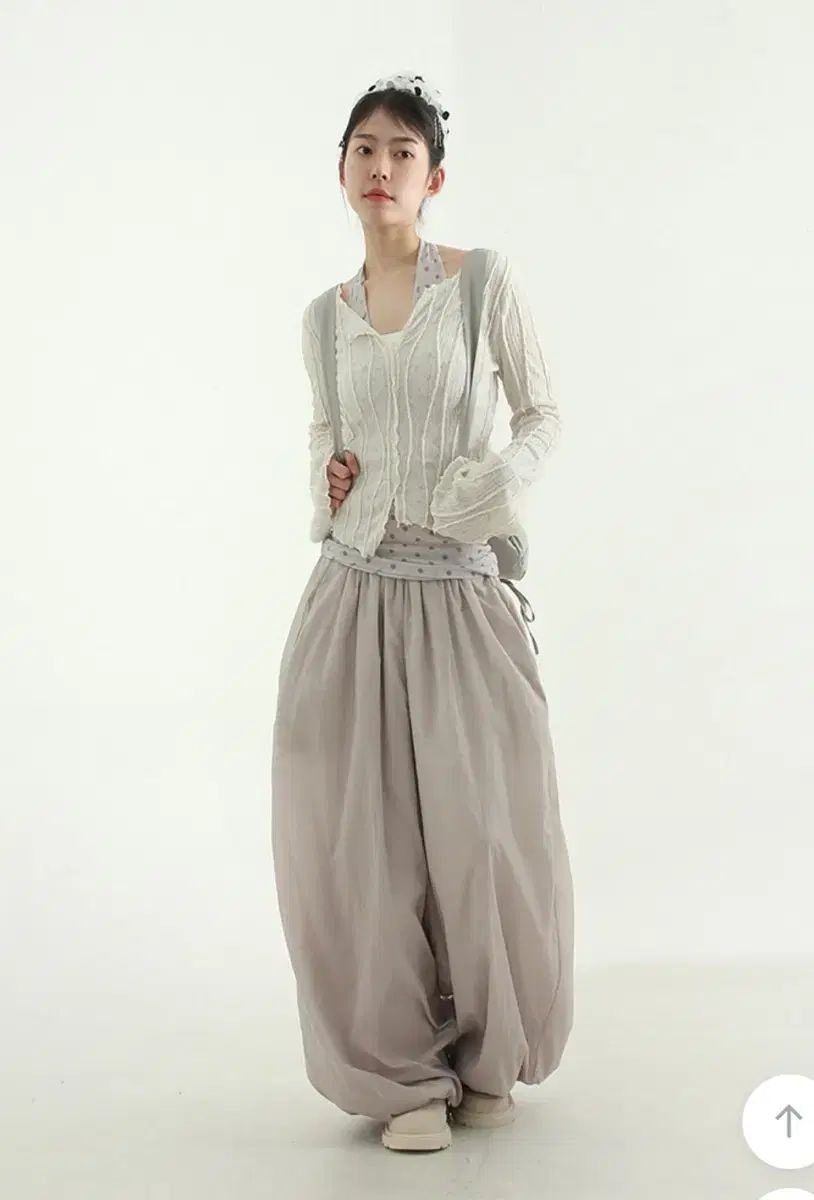 ローカルマンション エアリー 論文 バルーン バンディング パンツ ピンク ベージュピンク