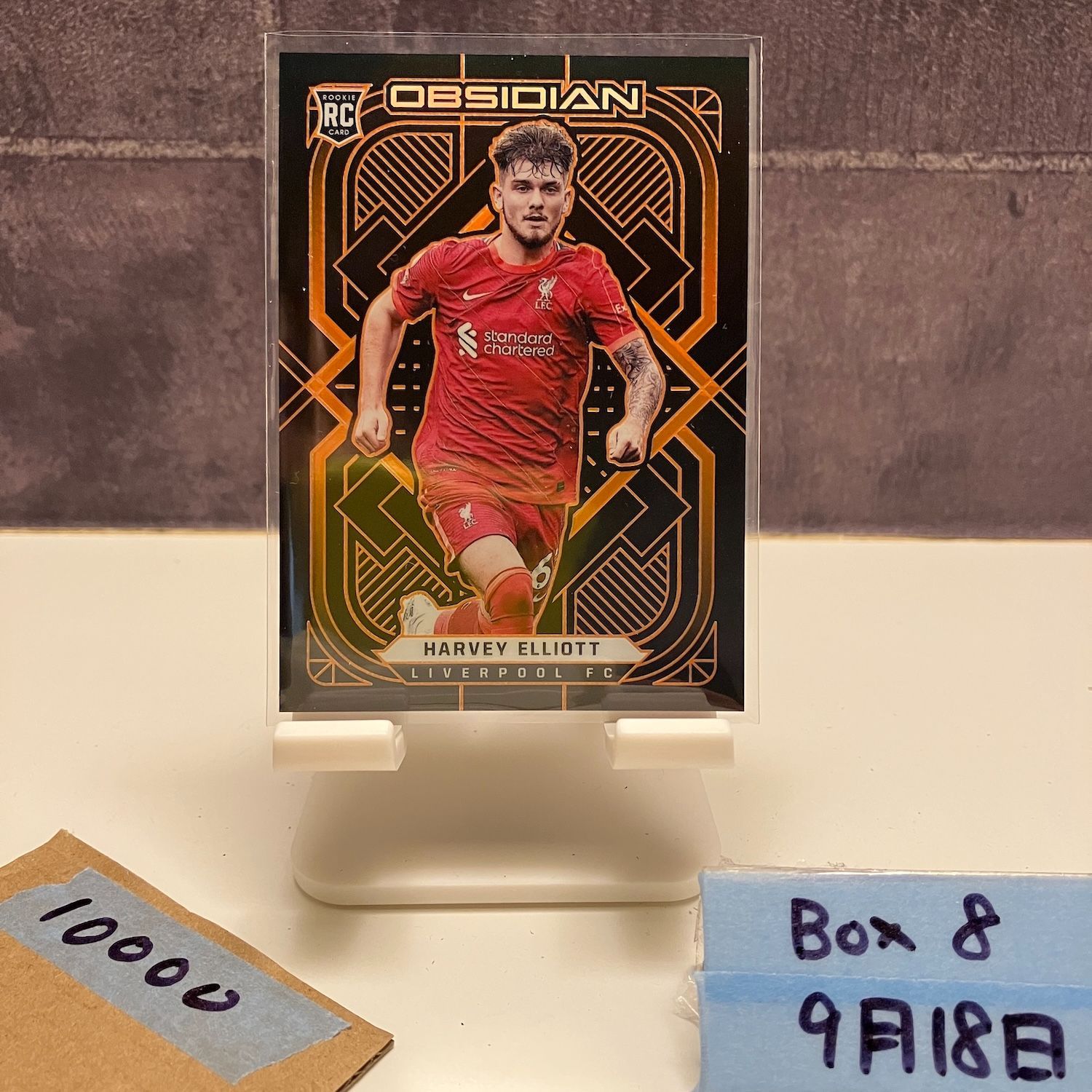 2021 Panini Obsidian Harvey Elliott 05 25 Liverpool FC RC ルーキー Rookie カード
