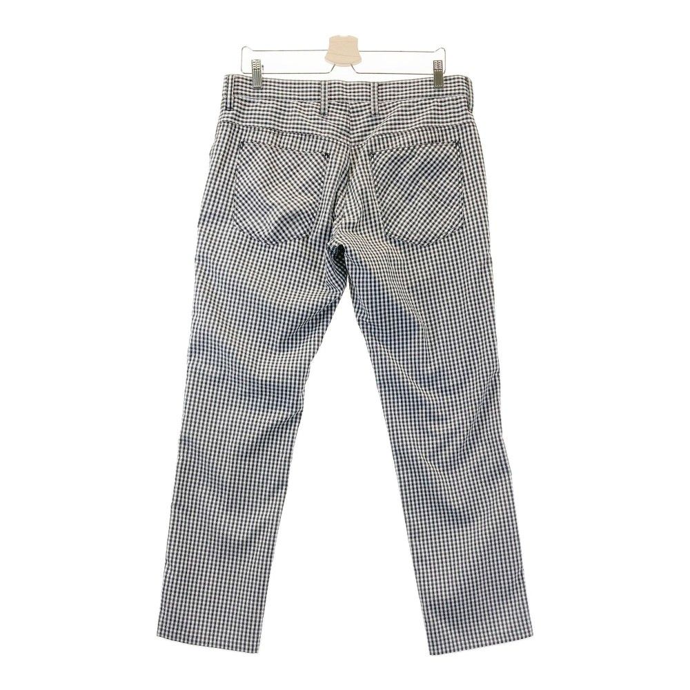 サイズ 3 DANCE WITH DRAGON ダンスウィズドラゴン シアサッカーパンツ チェック柄 ブラック系 240101389966 ゴルフウェア メンズ ストスト