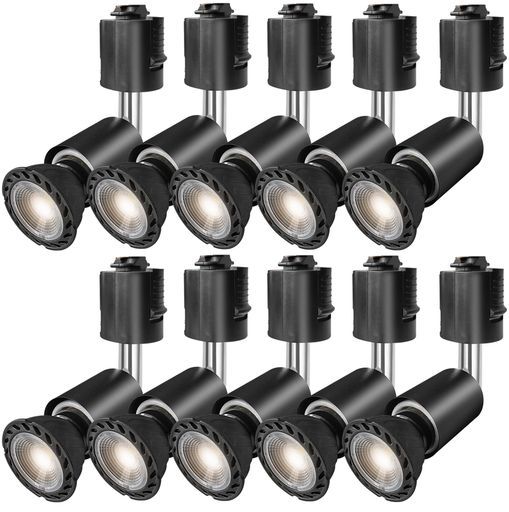 10個セット 配線ダクトレール用 スポットライト レールライト 60W形電球付き 10個セット 配線ダクトレール用 スポットライト レールライト 60W形