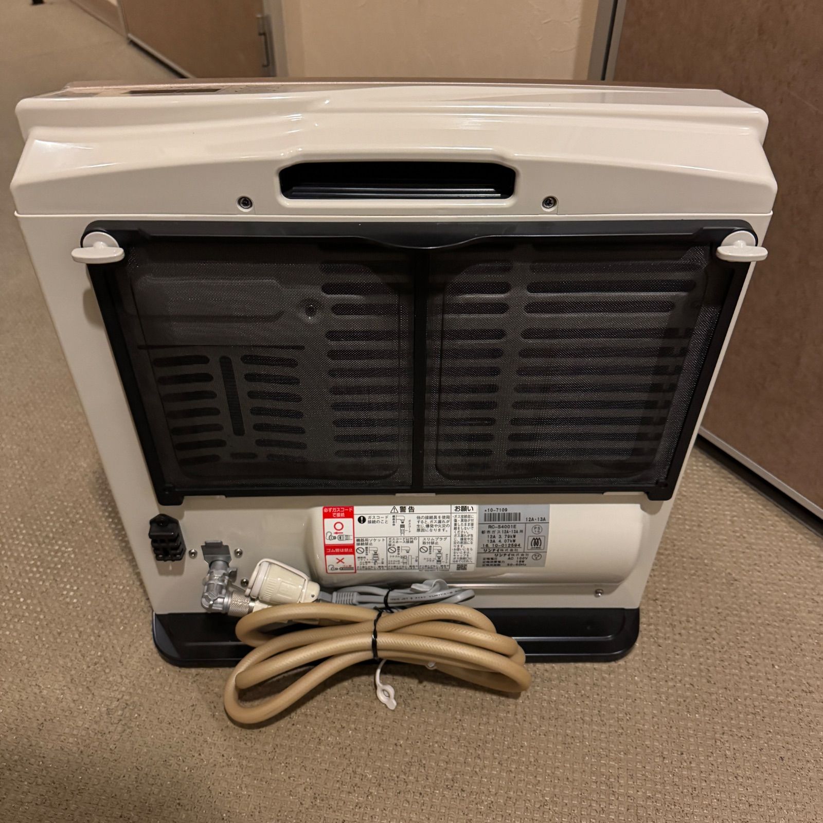 Rinnai リンナイ　ガスファンヒーター　RC-S4001E⭐️展示・未使用品⭐️ ラス1・展示未使用品]Rinnai リンナイ ガスファンヒーター RC