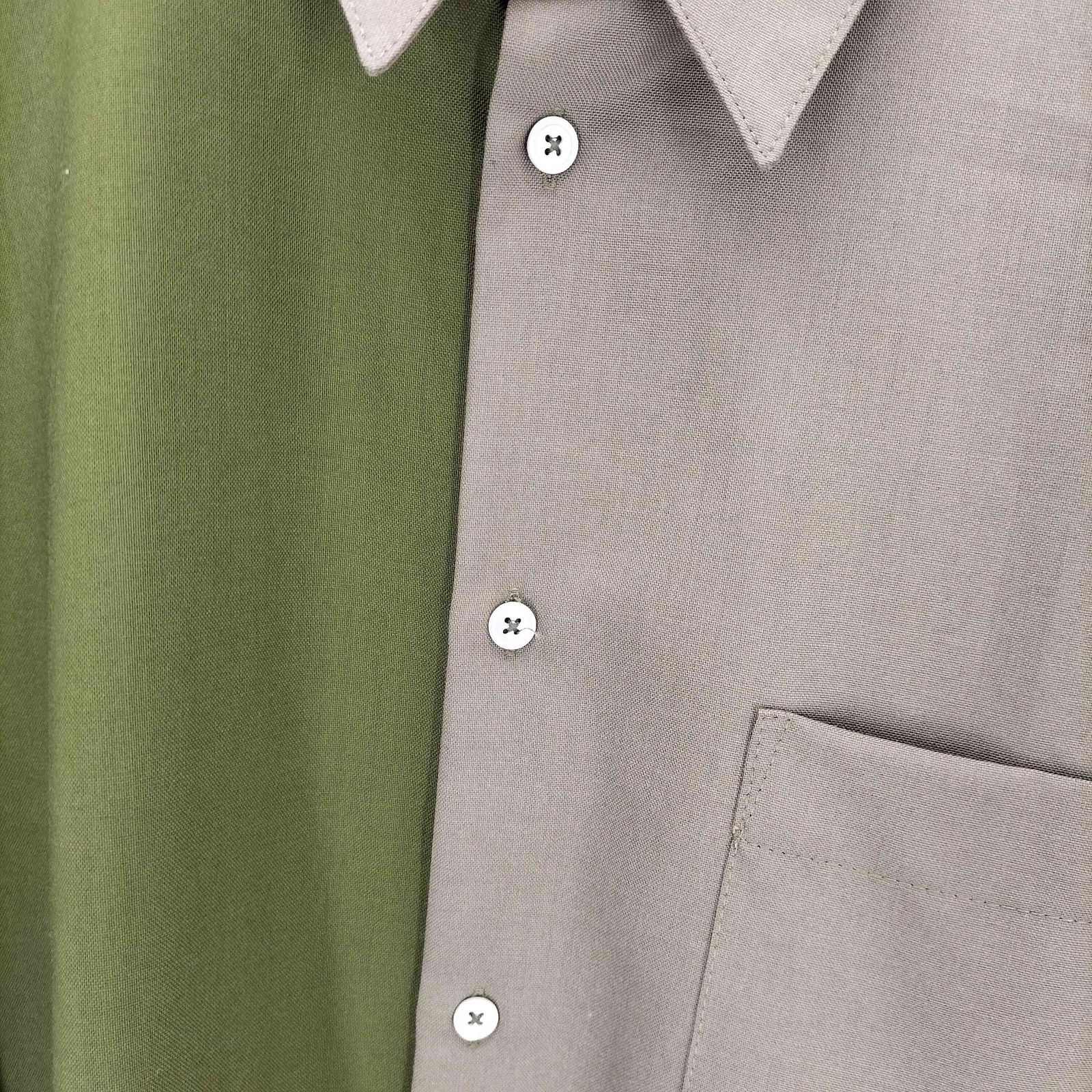 マルニ MARNI 22SS ウールトロピカルカラーブロックシャツ