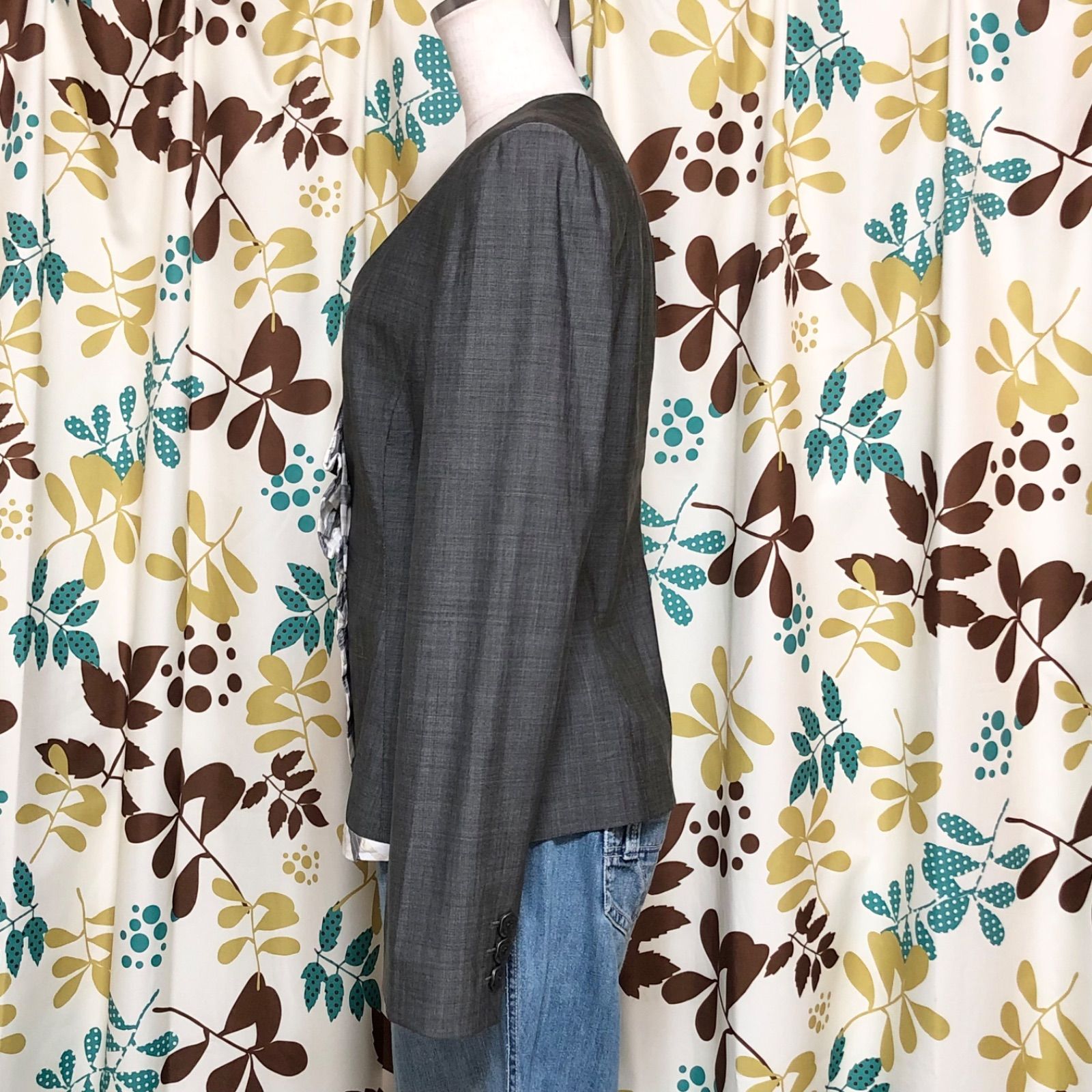 □未使用タグ付き□シルク混□EMPORIO ARMANI エンポリオ