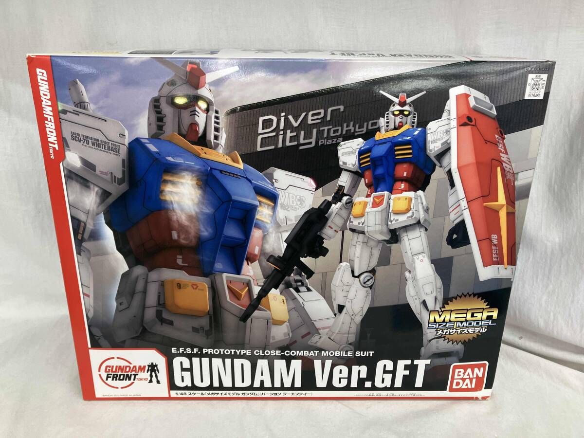 未組立品 プラモデル バンダイ 1|48 ガンダム Ver.GFT メガサイズモデル ｢機動戦士ガンダム｣ ガンダムフロント