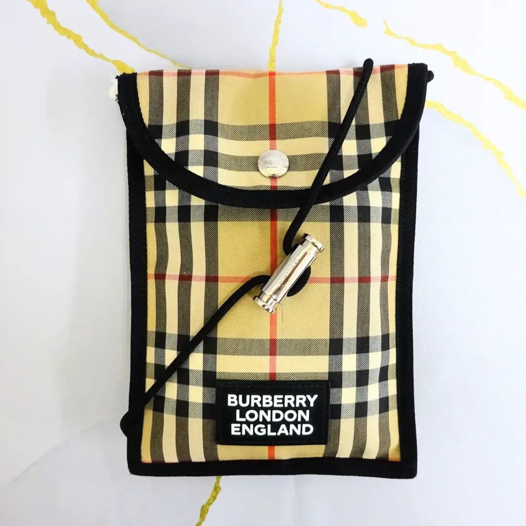 フォロー割■ BURBERRY LONDON ノバチェック スマホショルダー BURBERRY LONDON バーバリー ロンドン ショルダーバック