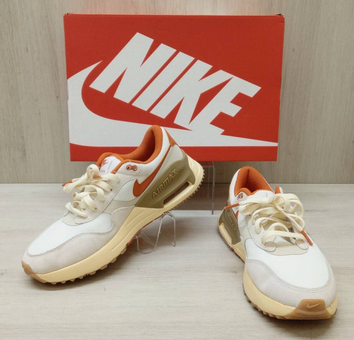 NIKE/ナイキ/スニーカー/AIR MAX SYSTM/FQ8106-133/オレンジ系/26.5cm
