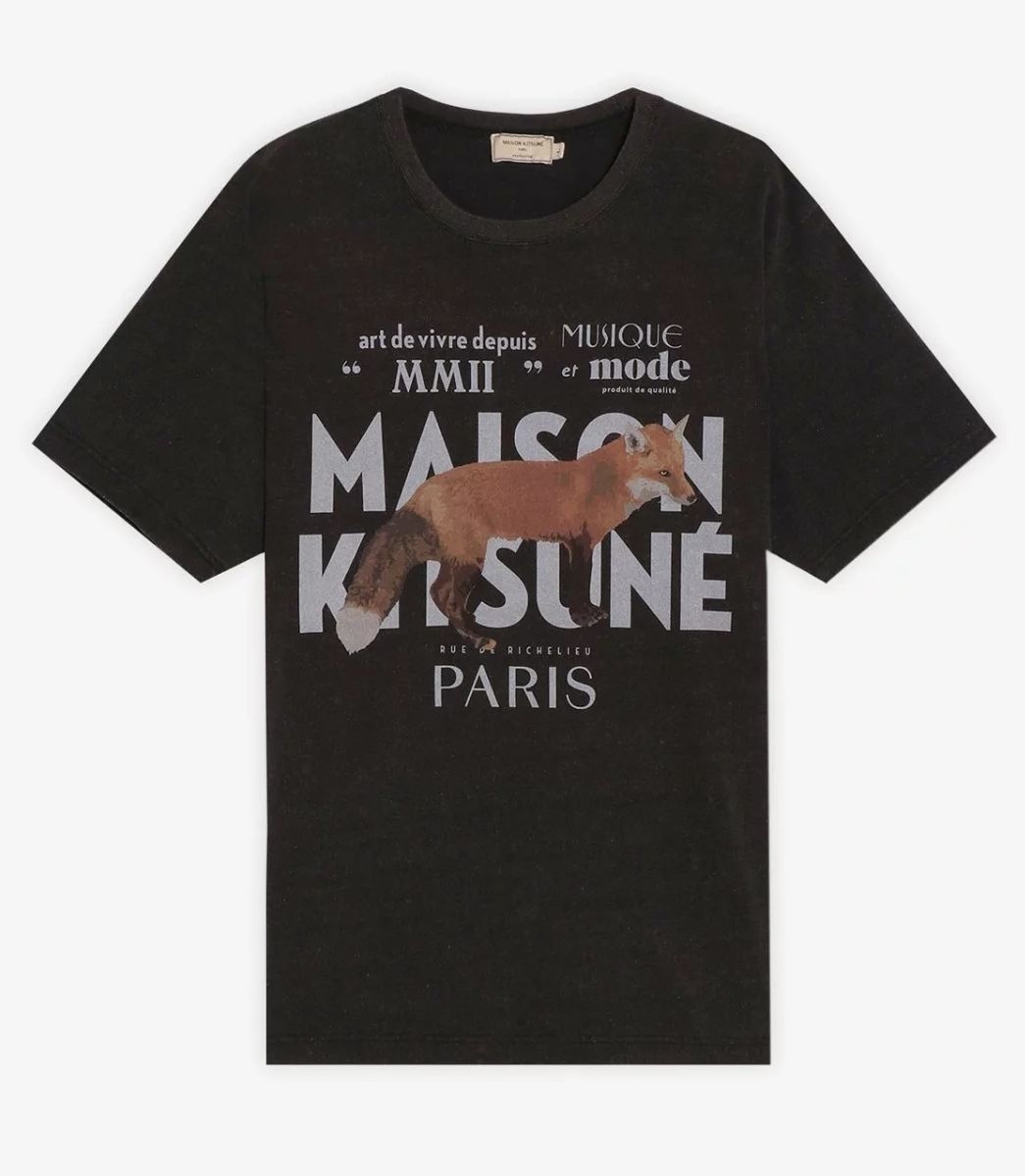 【国内発送★MAISON KITSUNE】ジャパンエクスクルーシブLSシャツ 国内発送☆MAISON KITSUNE】ジャパンエクスクルーシブLSシャツ T