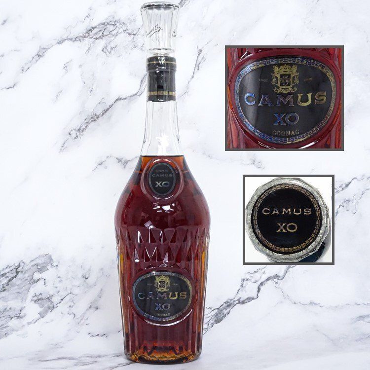 未開栓 カミュ XO ロングネック コニャック ブランデー エクストラオールド CAMUS LONG NECK COGNAC 700ml 箱付き 古酒  ｜食品、飲料