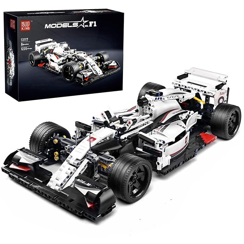 Mould King 13117科学技術スポーツカー積み木セット 一級方程式レーシングカー積み木セット 自動車模型積み木大人と子供のおもちゃ8 美しい積み木プレゼント 1235件 を収蔵することができる