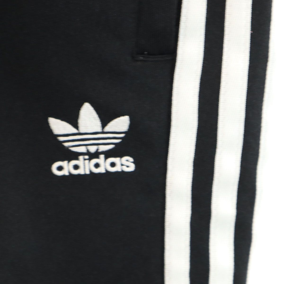 古着 adidas アディダス トラックパンツ ジャージ トレフォイルロゴ 黒 adidas Originals アディダスオリジナルス トレフォイルロゴ トラック