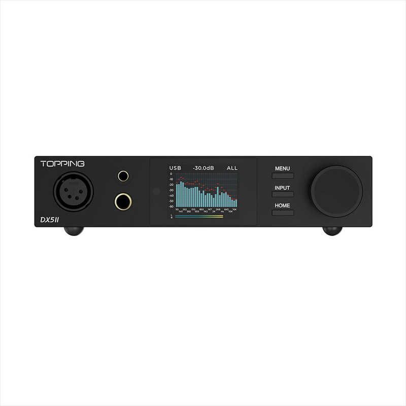 送料無料 ♥ 未開梱 TOPPING フルバランスデスクトップDAC ＆ ヘッドホンアンプ DX5 II Black ブラック DX52BLACK