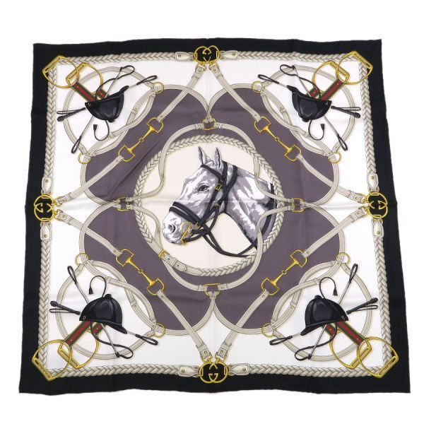 グッチ スカーフ 【Bランク】【中古】 - メルカリ 