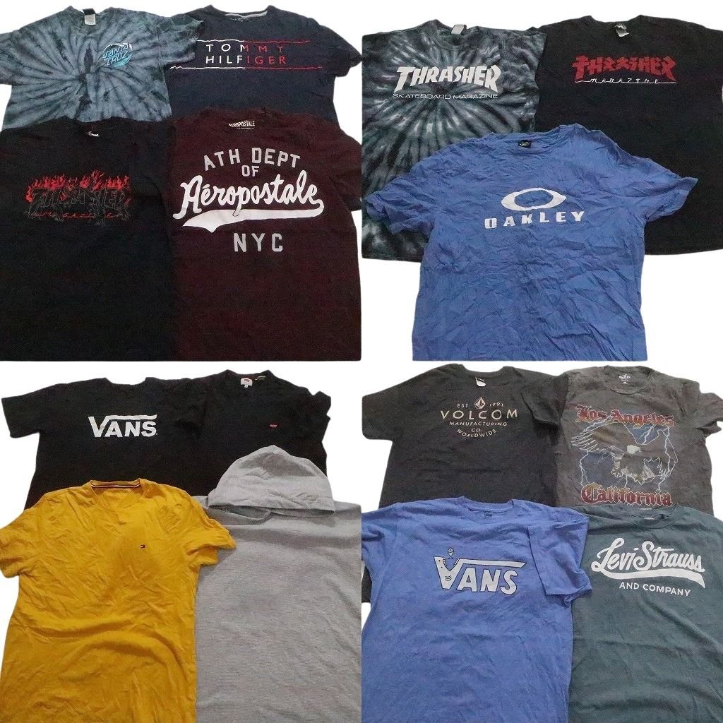古着卸 まとめ売り ブランドMIX 半袖Tシャツ 15枚セット メンズ M リーバイス トミーヒルフィガー ヴァンズ 古着 NC3889