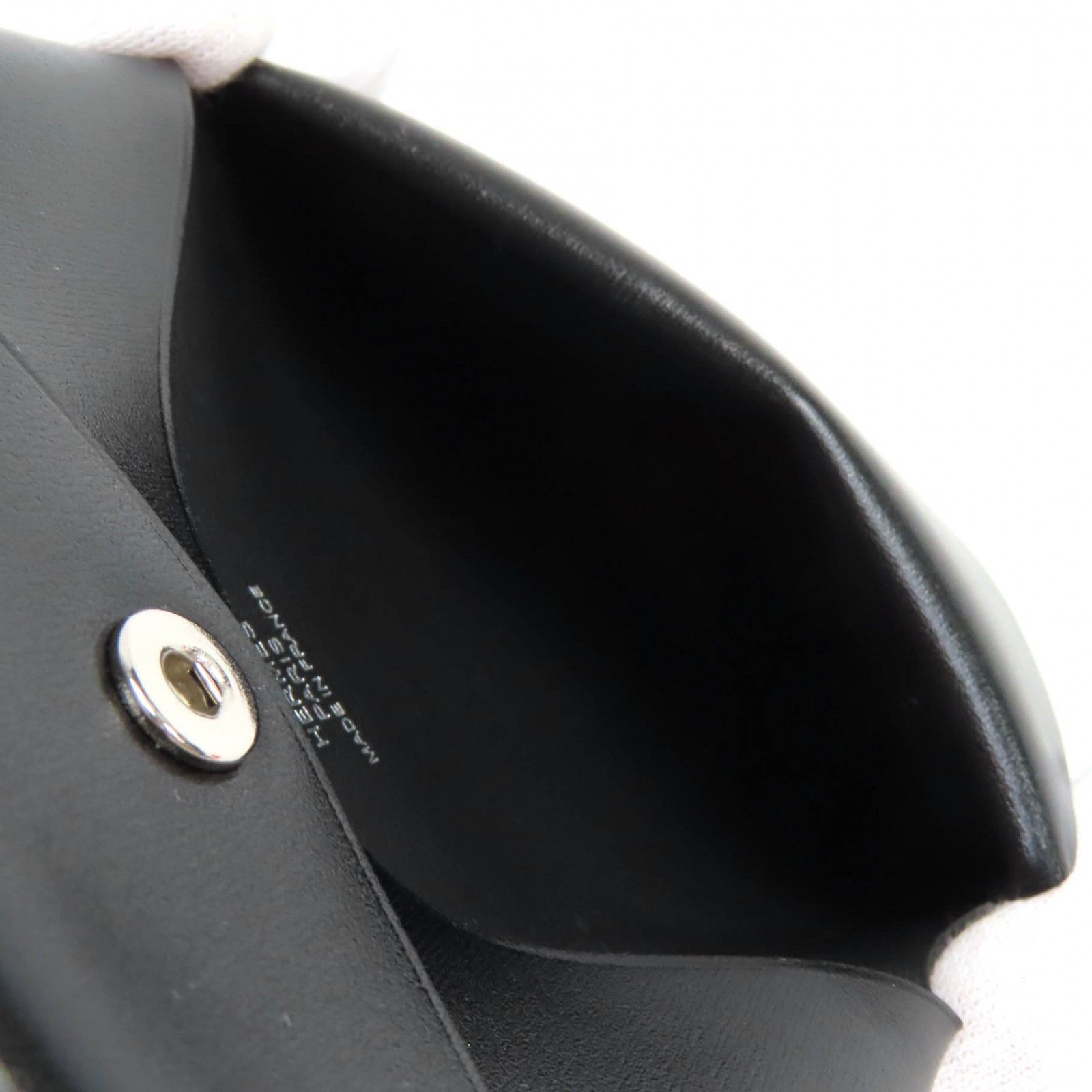 エルメス ガルヴィ W刻印 レザーコインケース メンズ エルメス  