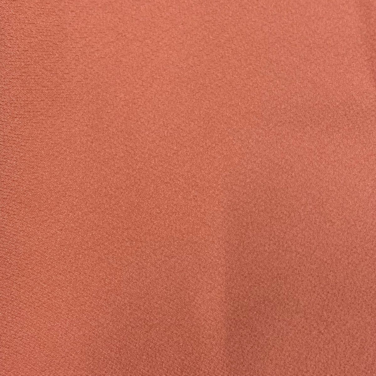 色無地 身丈163cm 裄丈63.5cm S 袷 サーモンピンク 正絹 優品 一つ紋