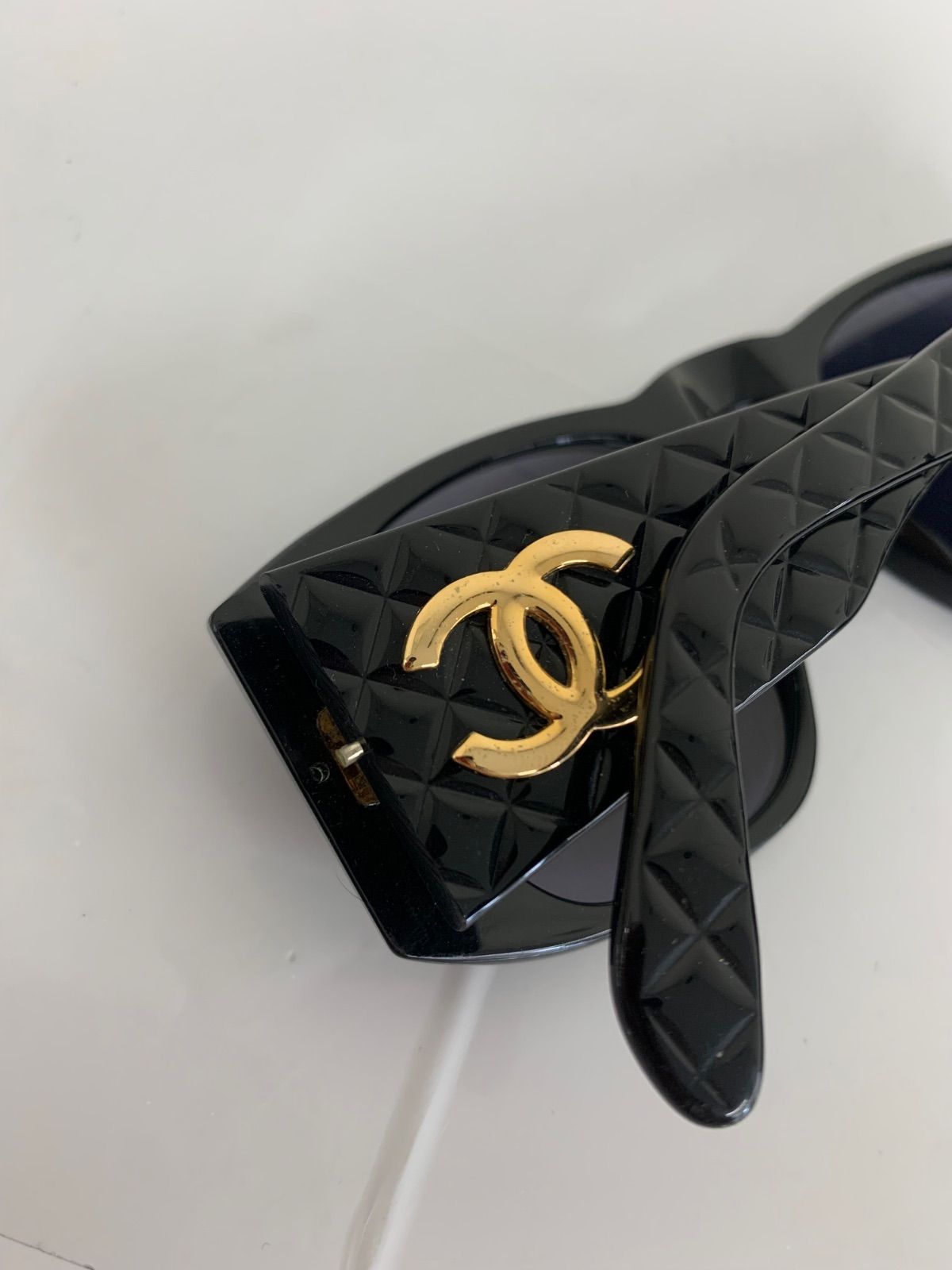 CHANEL シャネル サングラス マトラッセ 黒 ブラック