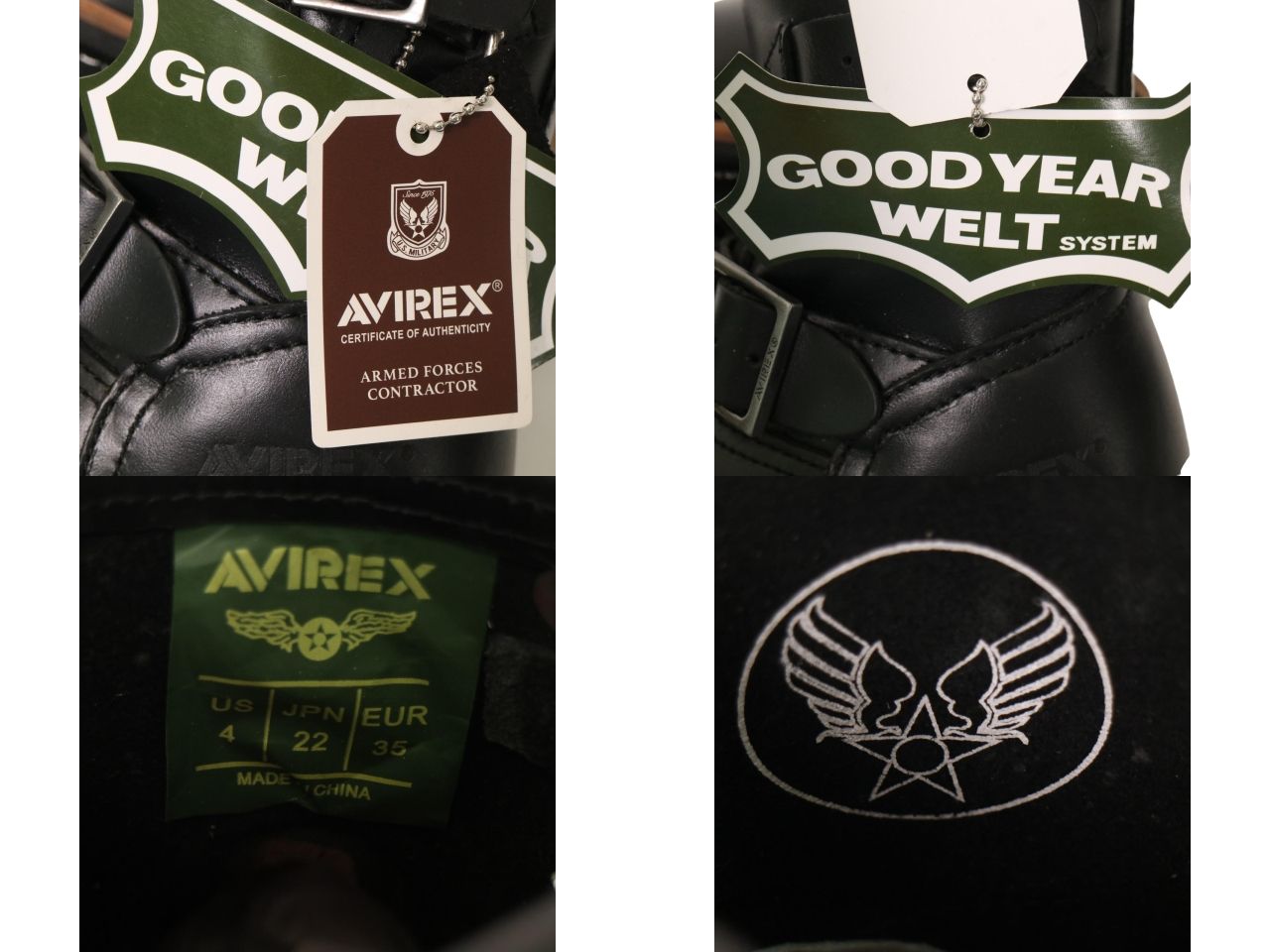 アヴィレックス AVIREX HORNET ホーネット レザー エンジニア ブーツ