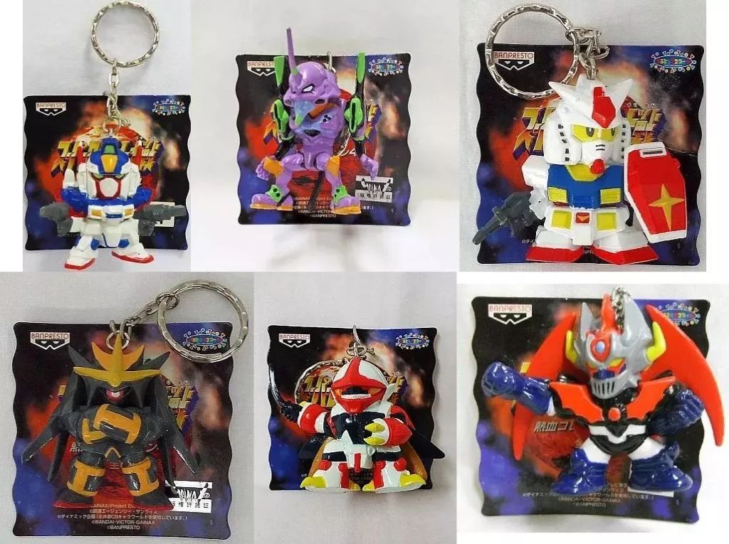 中古】キーホルダー 全6種セット スーパーロボット大戦