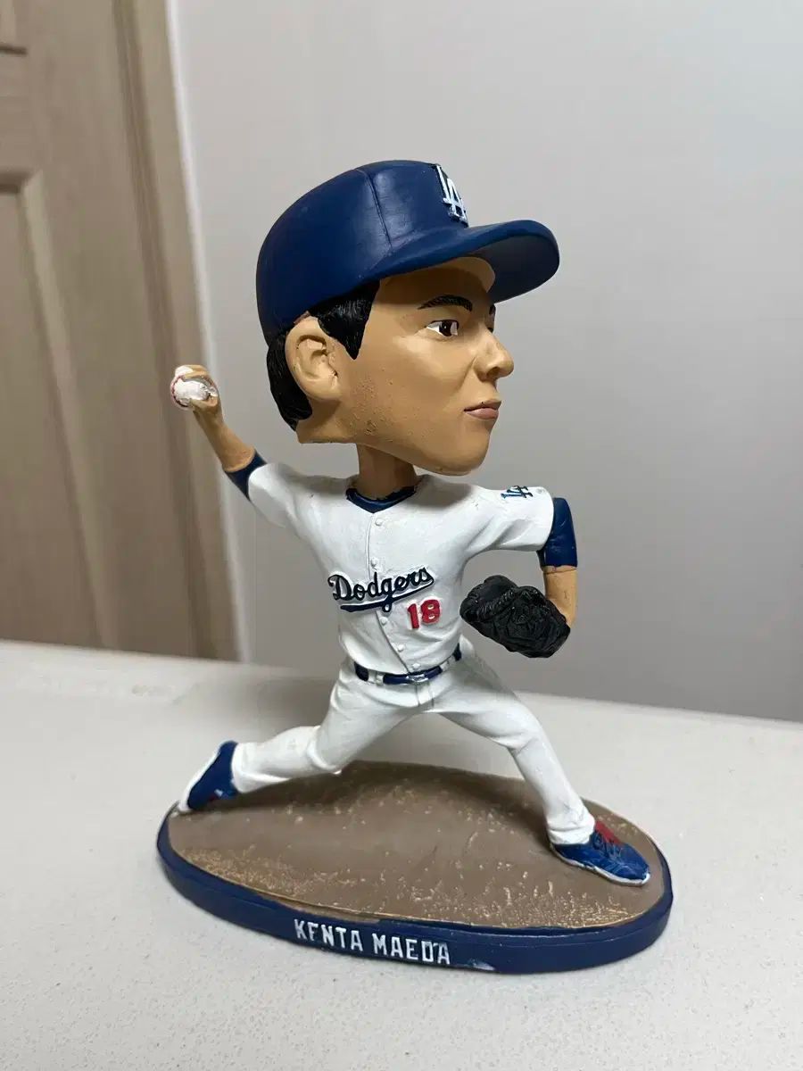 直筆サイン入り LAドジャース Dodgers前田健太選手ボブルヘッド