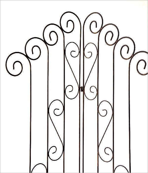 シャビーなガーデニングフェンス