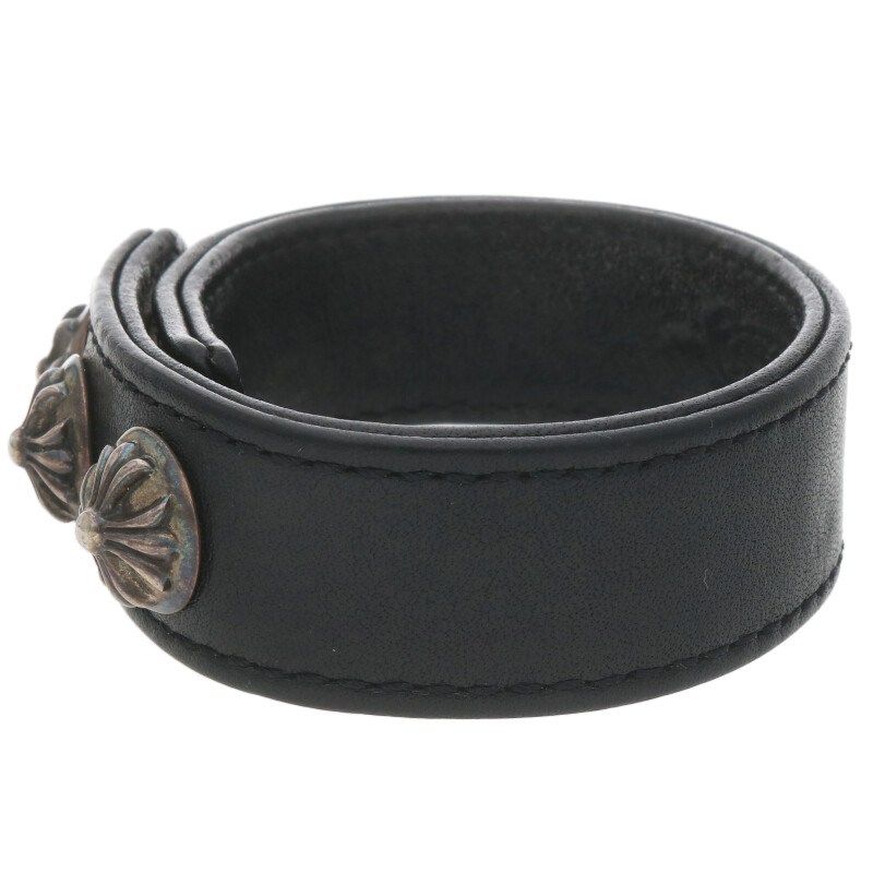クロムハーツ 3BTN/2SNP/クロスボール3 レザーブレスレット 楽天市場】クロムハーツ Chrome Hearts 3BTN 2SNP クロスボール3