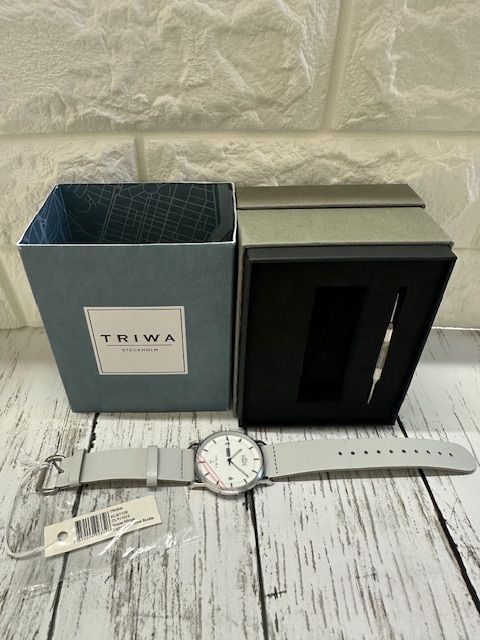 TRIWA トリワ KLST109 クォーツ SS 革ベルト ユニセックスモデル