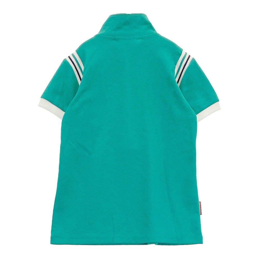 サイズ:S lecoq GOLF ルコックゴルフ ハーフジップ半袖Tシャツ グリーン系 [240101211369]#ゴルフウェア レディース ストスト