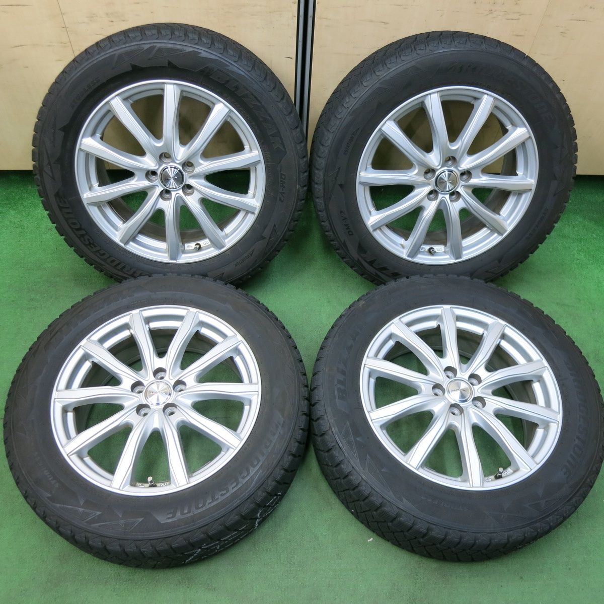 [送料無料] キレイスバル XV 等 225/60R17 スタッドレス ブリヂストン ブリザック DM-V2 JOKER ジョーカー 17インチ PCD100/5H4112904SYス