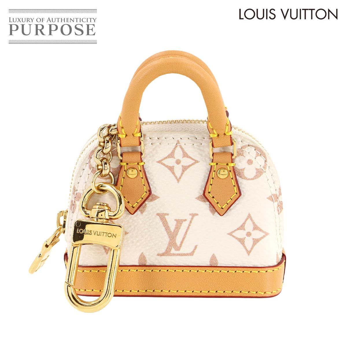 ルイ ヴィトン LOUIS VUITTON モノグラム バッグ チャーム ミクロ アルマ キーホルダー デュンヌ M01883 Bag Charm 90283052