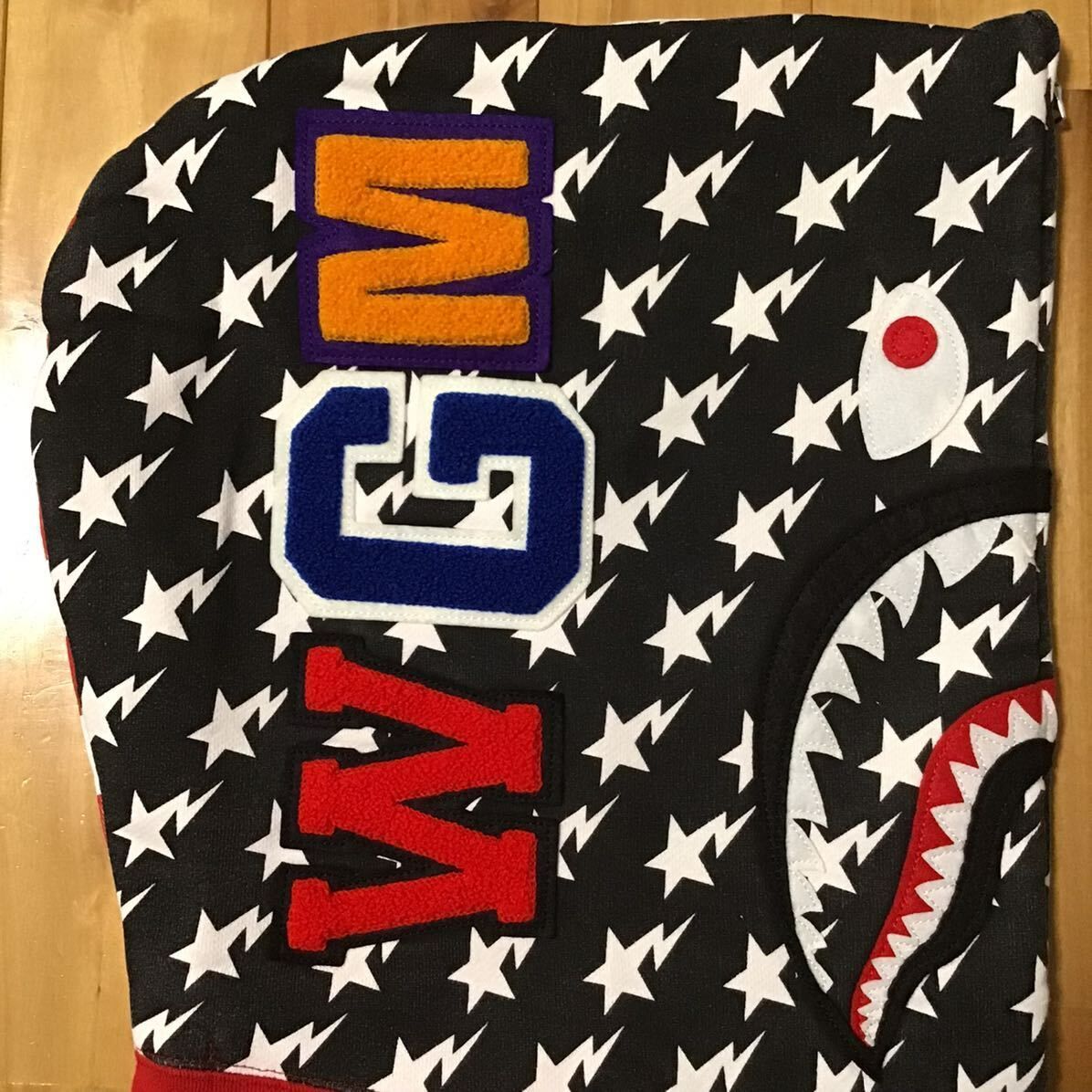 ☆XL☆ 星条旗 シャーク パーカー American shark full zip hoodie a  