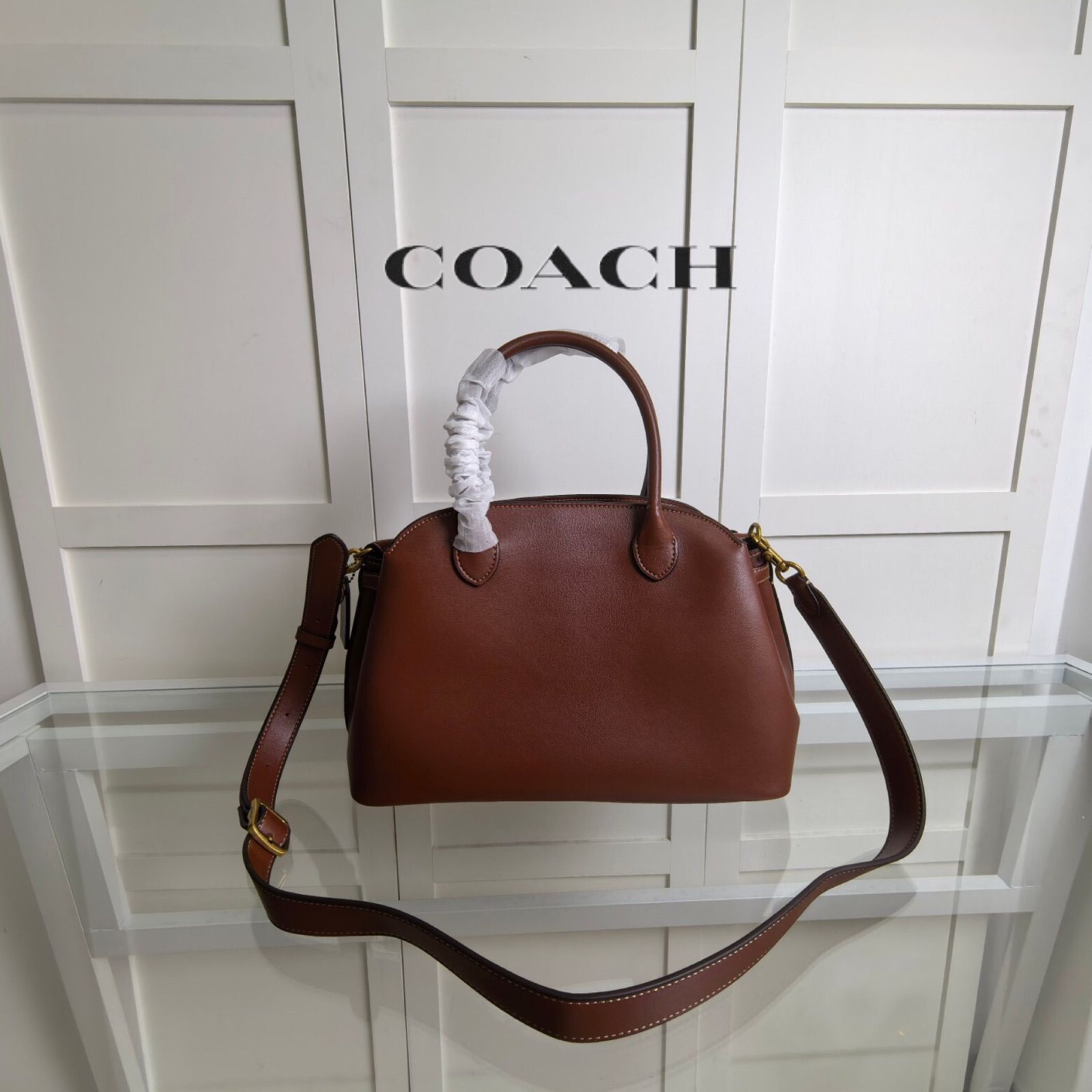 Coach 新品 CU218 エンパイア キャリーオール ハンドバッグ