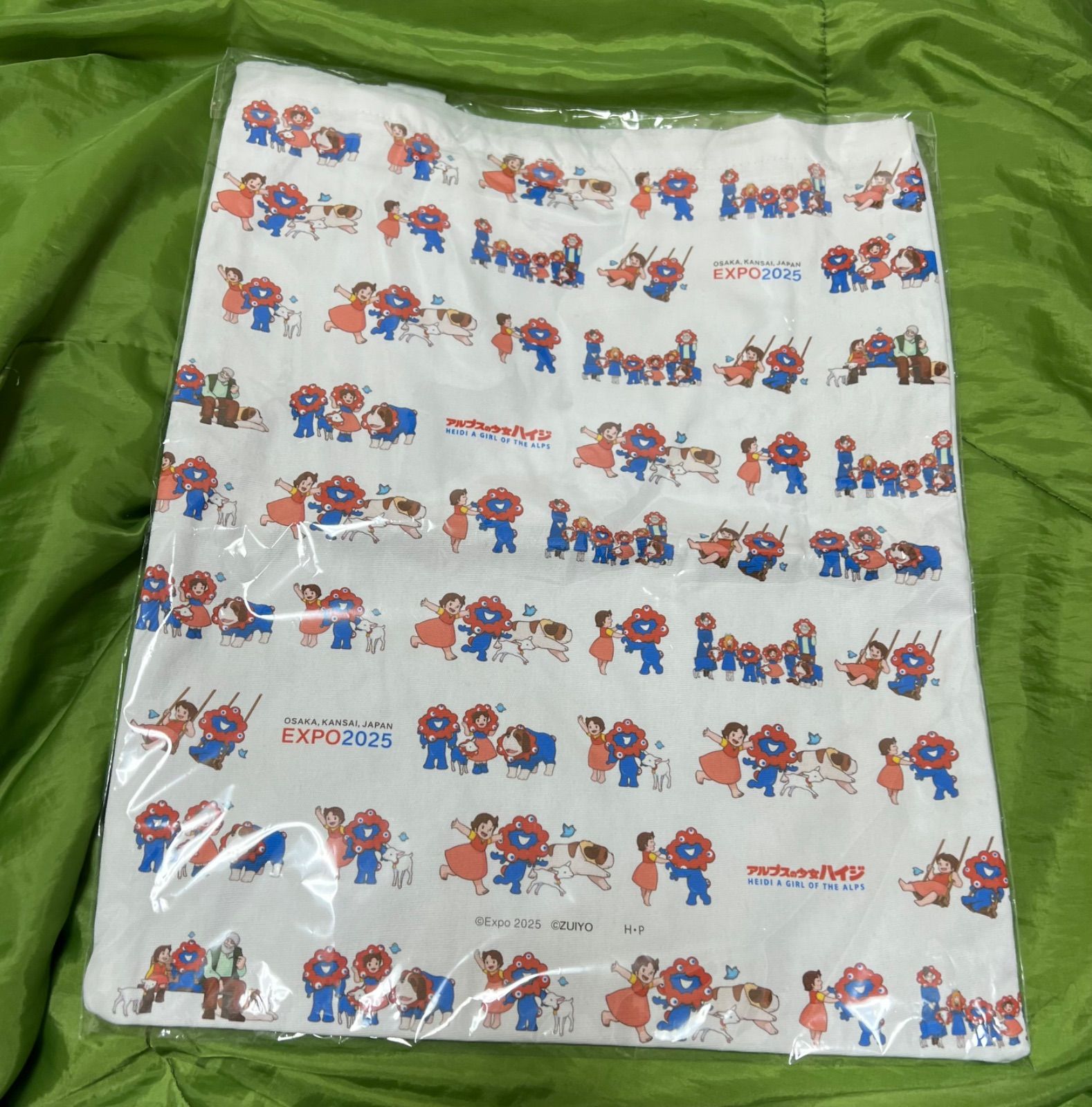 新品未使用✴︎ 大阪・関西万博 ×アルプスの少女ハイジ × ミャクミャク　トート 新品未使用✴︎ 大阪・関西万博 × アルプスの少女ハイジ